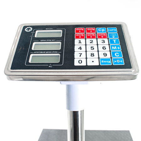 Напольные торговые весы 1000кг/500гр Foodatlas ВТН-1000 (05813230962) распродажа